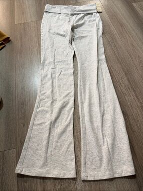 No Boundaries Light Gray Flare Lounge Pants